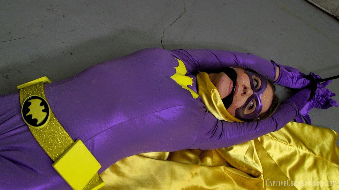 captivechrissymarie.com - 0621 Batgirl Helplessly Stretched & Squirming  thumbnail